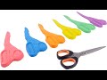 Ssak-tuk-tuk-tuk~~  DIY  How to Make Kinetic Sand Rainbow Scissors / Kinetic Sand  ASMR