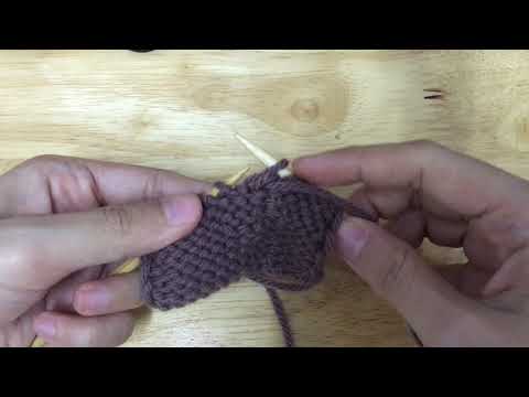 Mũi giảm P2tog tbl ( Purl 2 together through Back Loops)