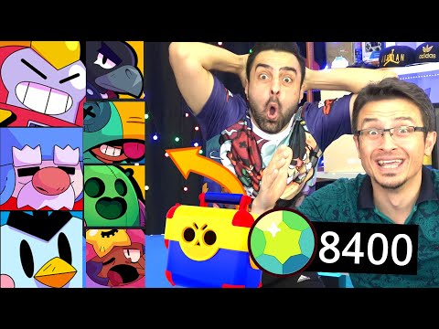 YOUTUBER KUTU AÇMA LİGİN DE REKORUMUZU KIRDIK ! 8400 ELMAS ! EFSANEVİ ! BRAWL STARS