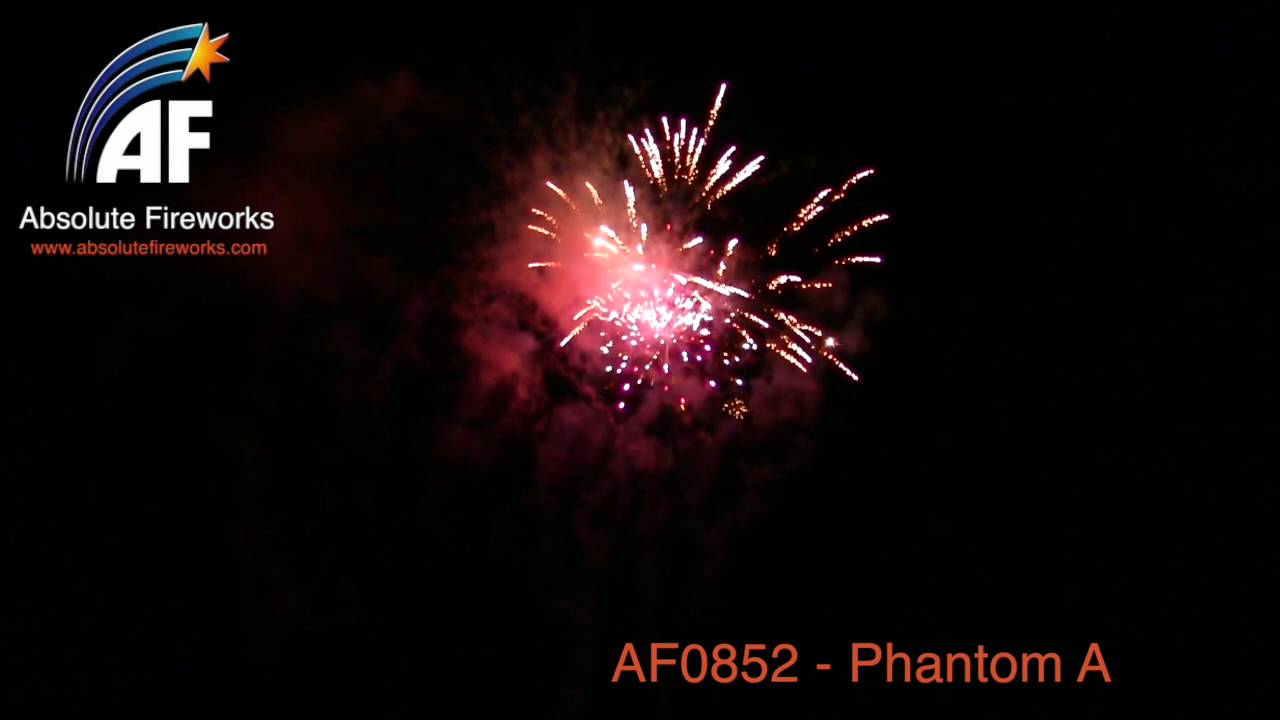 Absolute Fireworks - AF0852 Phantom 205 Shot Barrage - YouTube