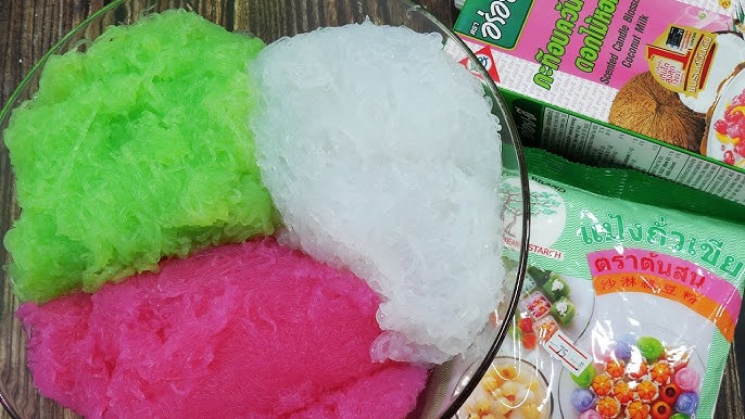 Salim (Sweet Noodle In Coconut Milk) Thai Dessert - Youtube