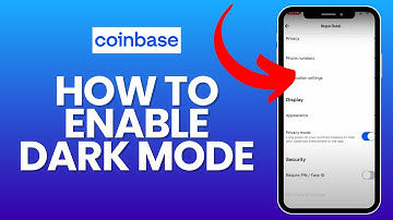How To Enable Dark Mode On Coinbase?