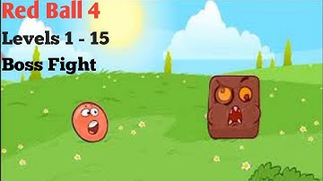 Red Ball 4 - Level 1-15 - Part 1 - Gameplay Walkthrough Video (iOS Android)