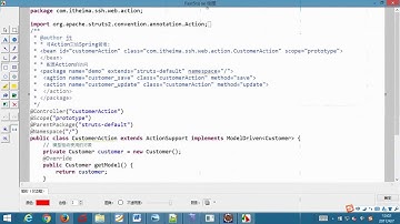 5-11 SSH注解整合：Spring整合Struts2