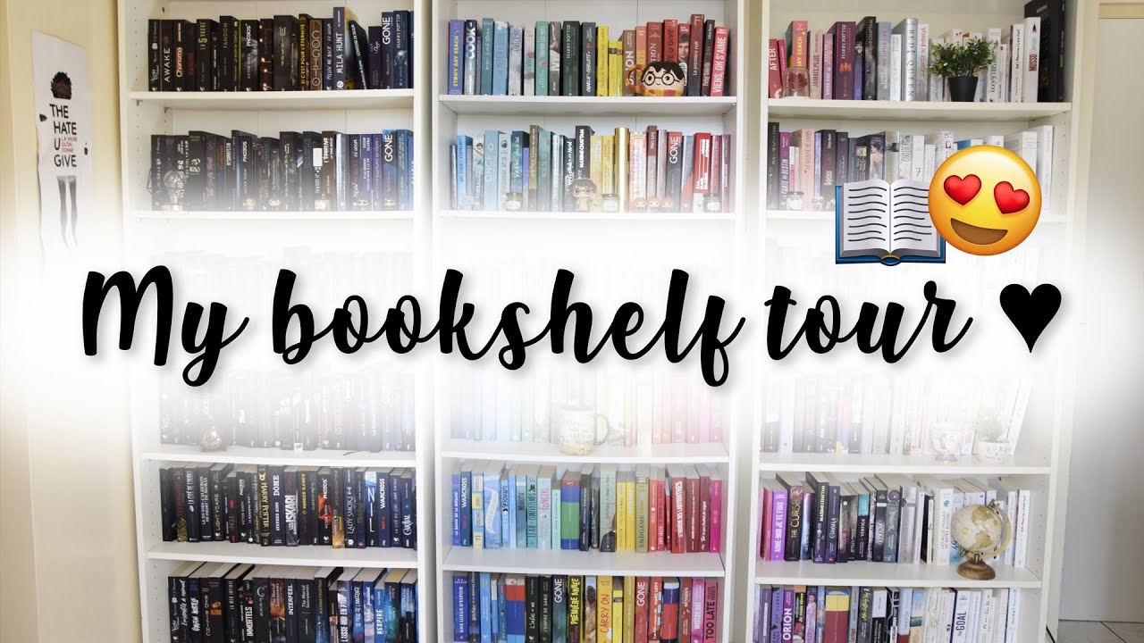 MY BOOKSHELF TOUR ♥ YouTube