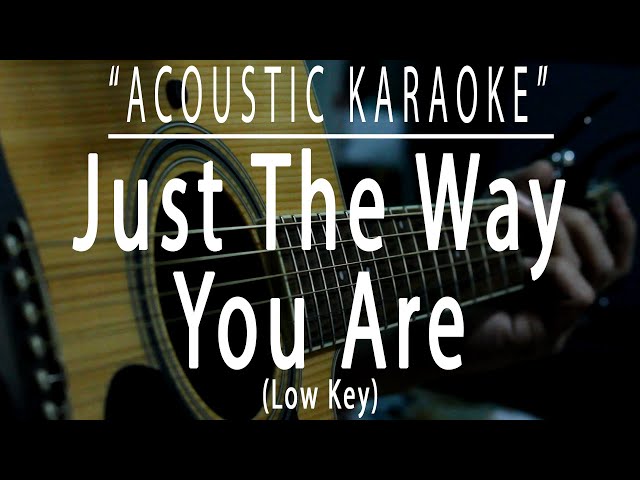 Just the way you are - Bruno Mars (Acoustic karaoke) class=