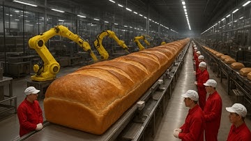 Inside a Modern Bread Factory: From Wheat Grain to Packaged Loaf Bread (Full Process)