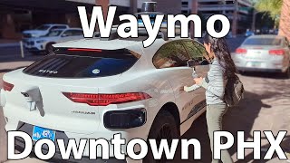 Waymo's Driverless Jaguar I-PACE in Downtown Phoenix by CallasEV 22,421 views 1 year ago 11 minutes, 36 seconds