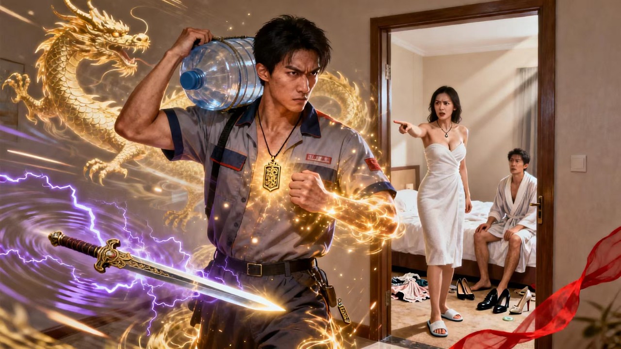 妻が水配達の夫を捨てた！でも彼女は知らない…彼は剣で4体の悪魔を倒した男！！今、みんな彼に怯えてる！！