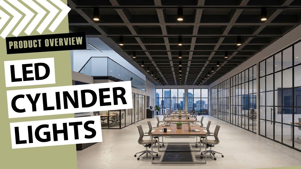 Warelight WareLight LED Architectural Cylinder Light - Product Overview - YouTube