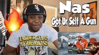 FIRST TIME HEARING Nas - Got Ur Self A Gun (REACTION)