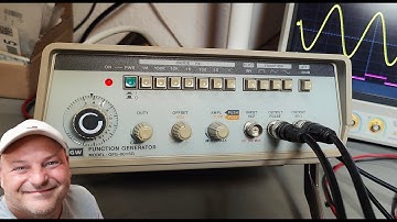 GW INSTEK GFG-8015G Function Generator 2MHz test repair