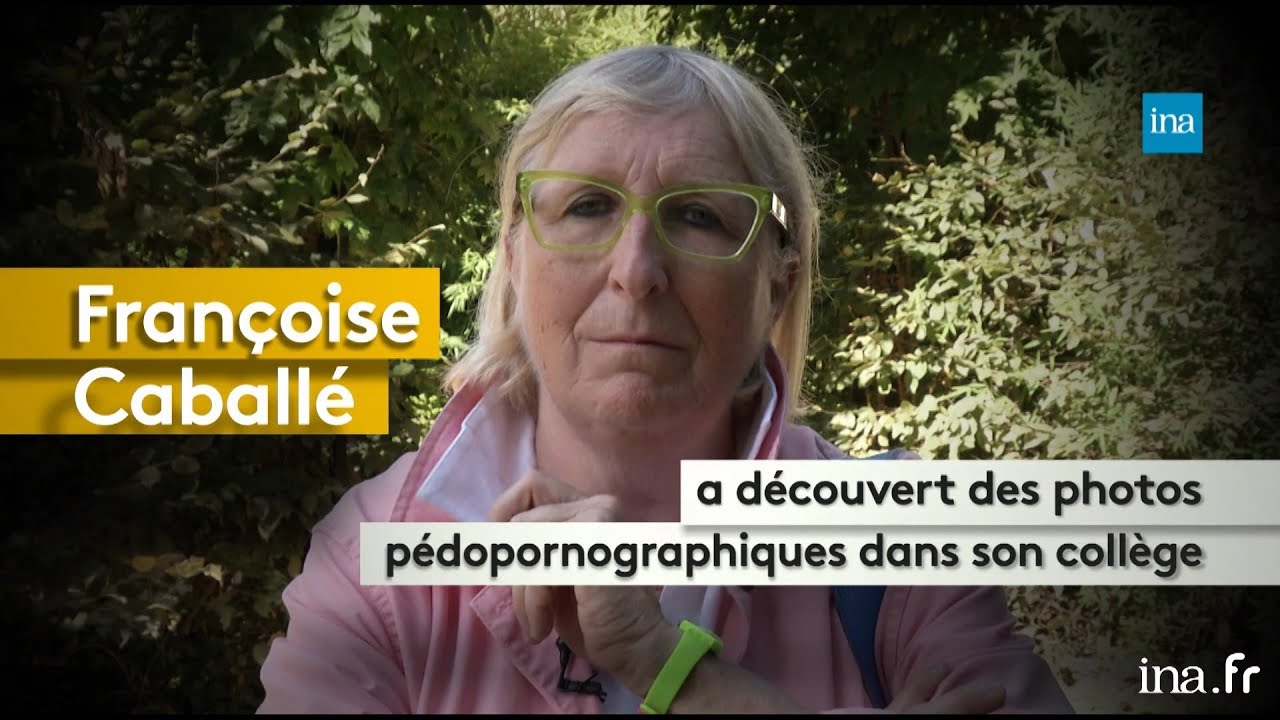 Le jour où… F. Caballé a découvert des photos pédopornographiques dans son collège | Franceinfo INA