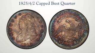 LOT 1074 1825/4/2 Capped Bust Quarter
