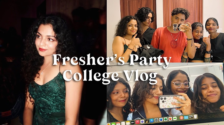 College Fresher’s Party vlog | Hansika Krishna