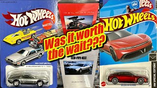 Mattel Creations DeLorean DMC-12 + Alpha5 Hot Wheels FULL REVIEW
