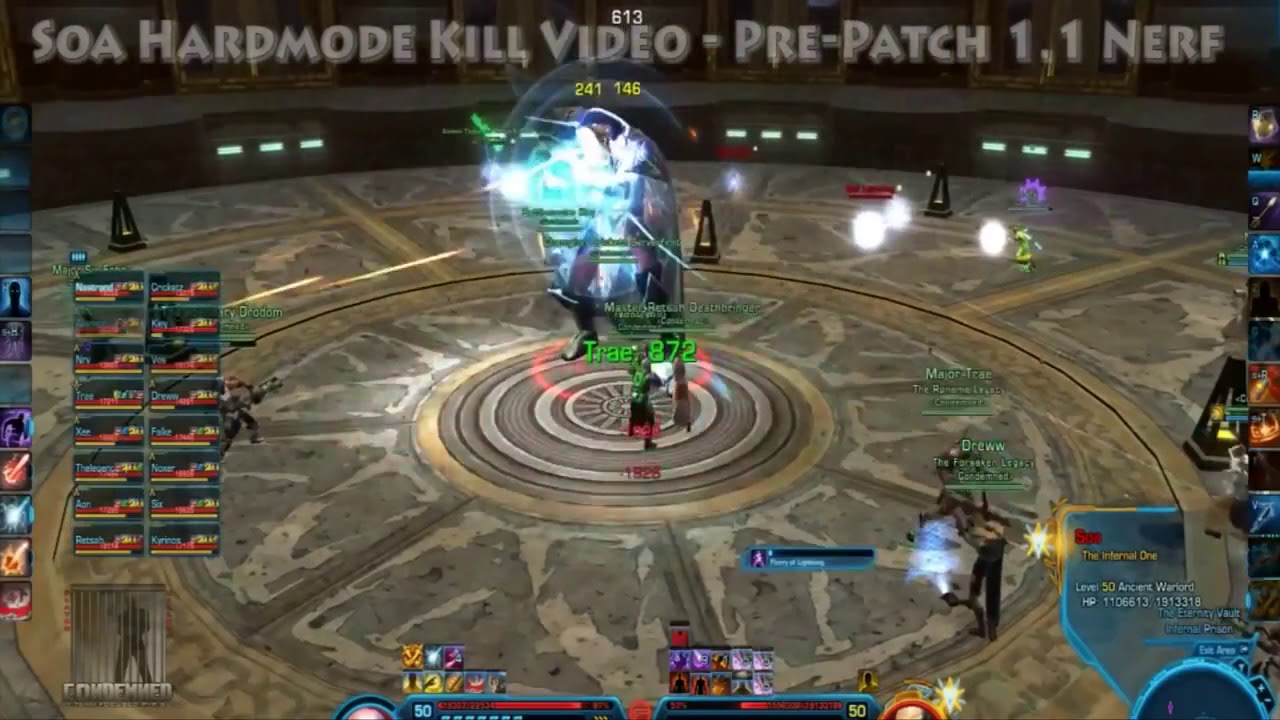 TeamCND Condemned : SWTOR  SOA Hard Mode Kill