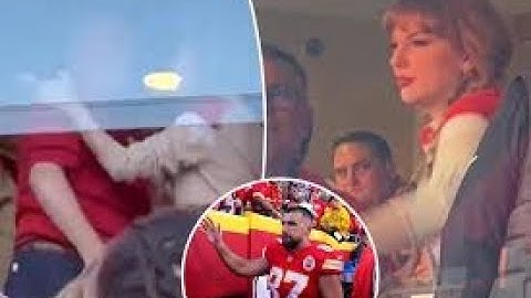 Taylor Swift jumps for joy supporting Travis Kelce at Chiefs vs. Colts game