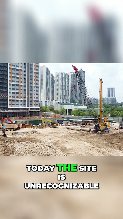 Desa Waterpark Construction's Shadow: The Unrecognizable Site #shorts