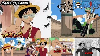 One Piece Thug Life Comedy part 1 Tamil onepiece  animecomedy