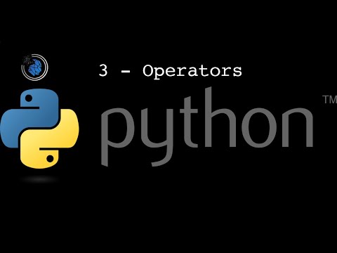 Python Basics #3 - Operators