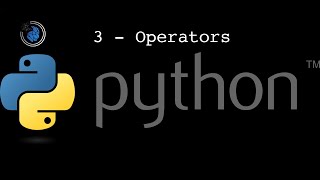 Python Basics #3 - Operators