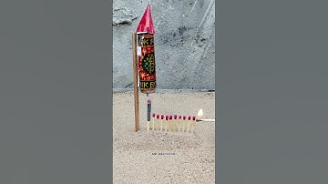 Macthstik Amazing experiment with Diwali crackers 🔥🧨💥#shorts #short video #fireworks #crackers