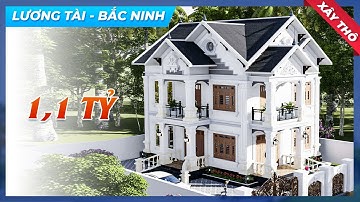 Mê Mẩn Mẫu Biệt Thự Mái Thái Tân Cổ Điển Đẹp Xây Thô 1,1 TỶ Tại Huyện Lương Tài Tỉnh Bắc Ninh
