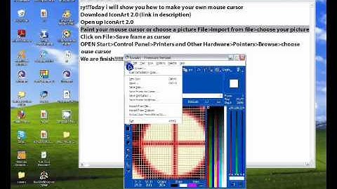 How to make mouse cursor using IconArt 2.0