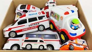 救急車のミニカー走る！緊急走行テスト。坂道走る☆Ambulance minicar runs in an emergency Slope driving test