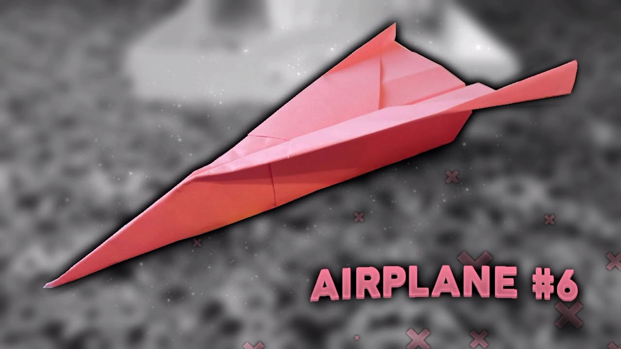Paper plane#6| Long flight range|Easy to make