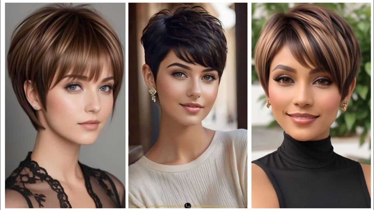 top trending short haircut ( bob pixie haircut) 2025 shorthaircuts