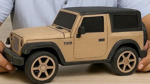 Thar || How To Make thar from cardboard || DIY modified Thar 