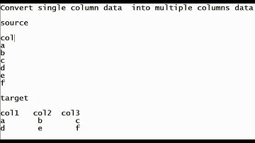 Convert Single to Multiple Columns in Informatica ex-3