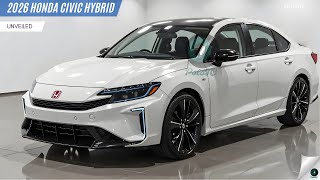 New 2026 Honda Civic Hybrid كشف النقاب عن السوق من خلال الجمع بين التاريخ! screenshot 4