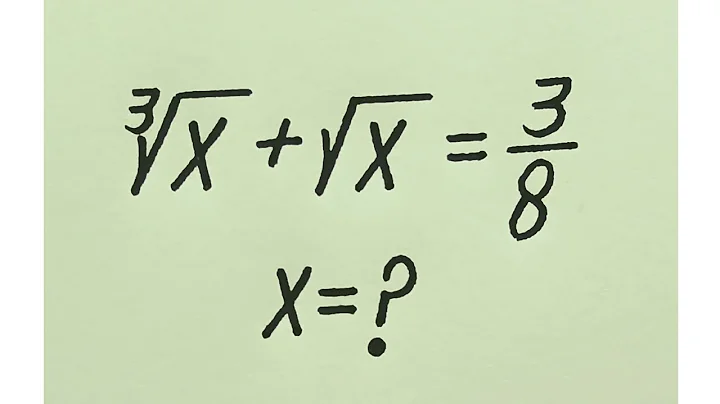 Harvard University Entrance Exam Question l Easy & Tricky Solution l x=?