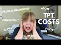 COSTS FOR BUILDING A TEACHERS PAY TEACHERS STORE  | HOW MUCH IT COSTS TO START AND GROW YOUR TPT BIZ