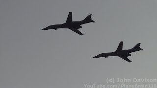 2022 Joint Base Andrews Air Show - B-2 &amp; 2x Ship B-1 Flyby