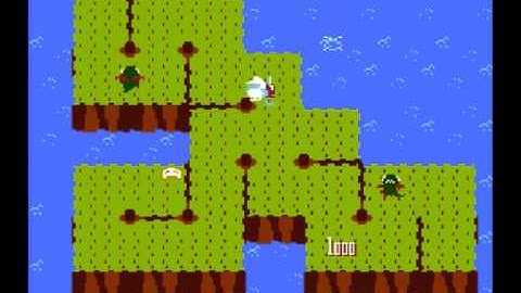 Dig Dug 2 - Gameplay Video (NES)