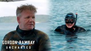 Gordon Ramsay Explores New Zealand Waters for Paua Delicacy | Gordon Ramsay: Uncharted