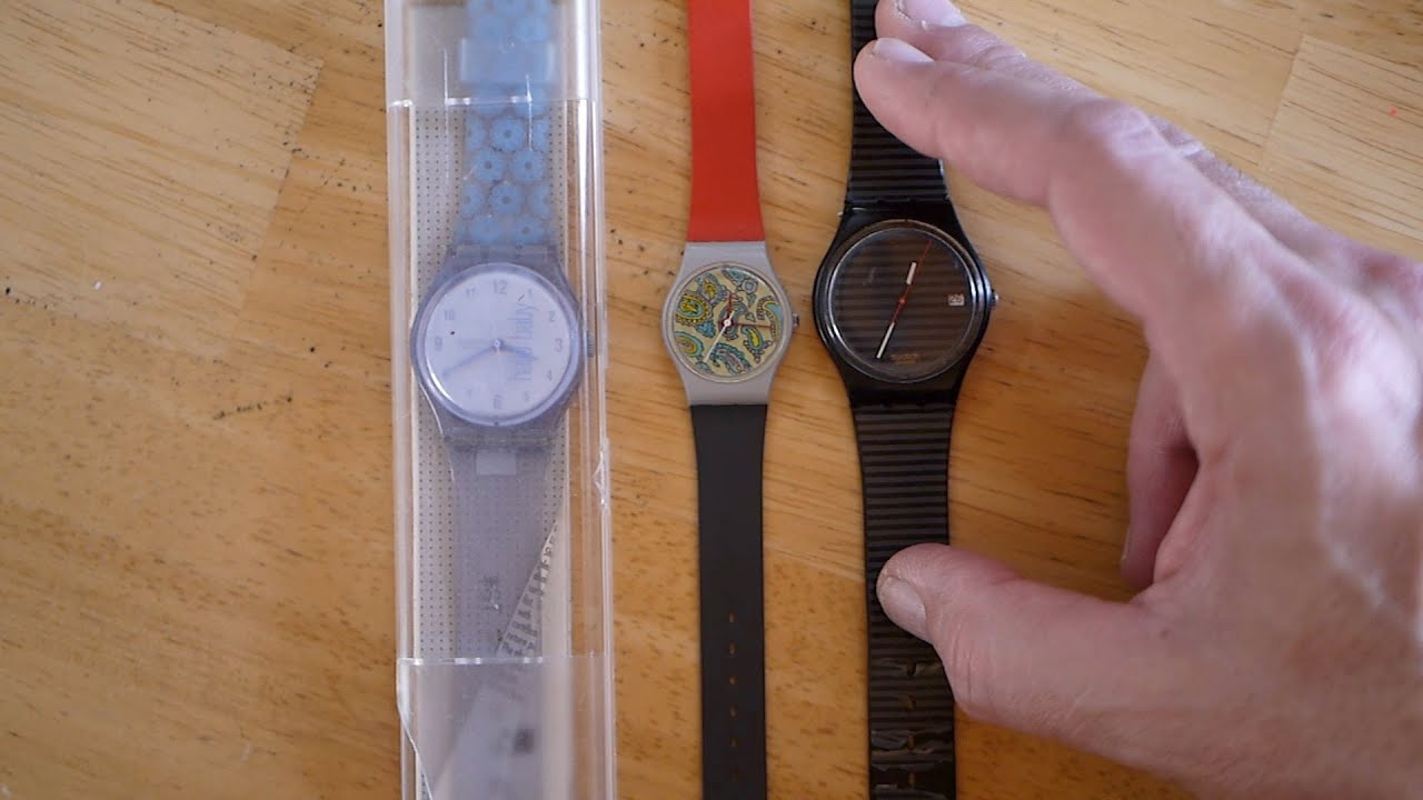 More 80's Gems - The Swatch Watch - Wristwatch Wednesday - YouTube