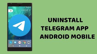 Android Mobile - How To Uninstall Telegram App | Completely Remove Telegram App | DR technology screenshot 5