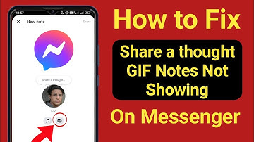 How to Fix GIF Notes Option Not Showing On Messenger ll GIF Option Missing on Messenger Notes