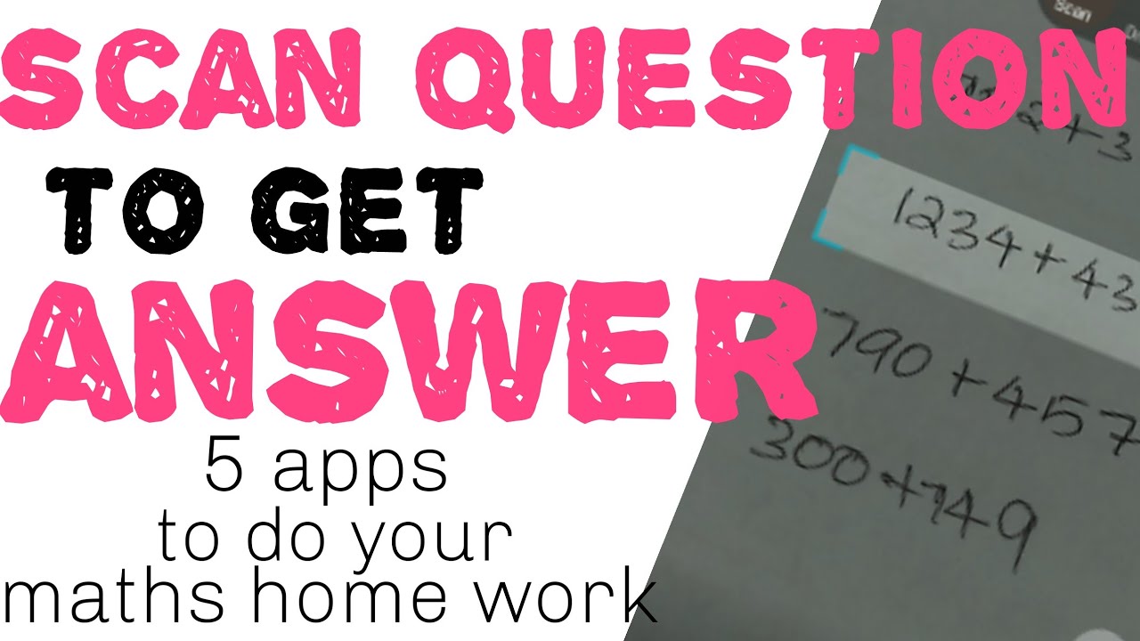 homework help app scan question get answer download