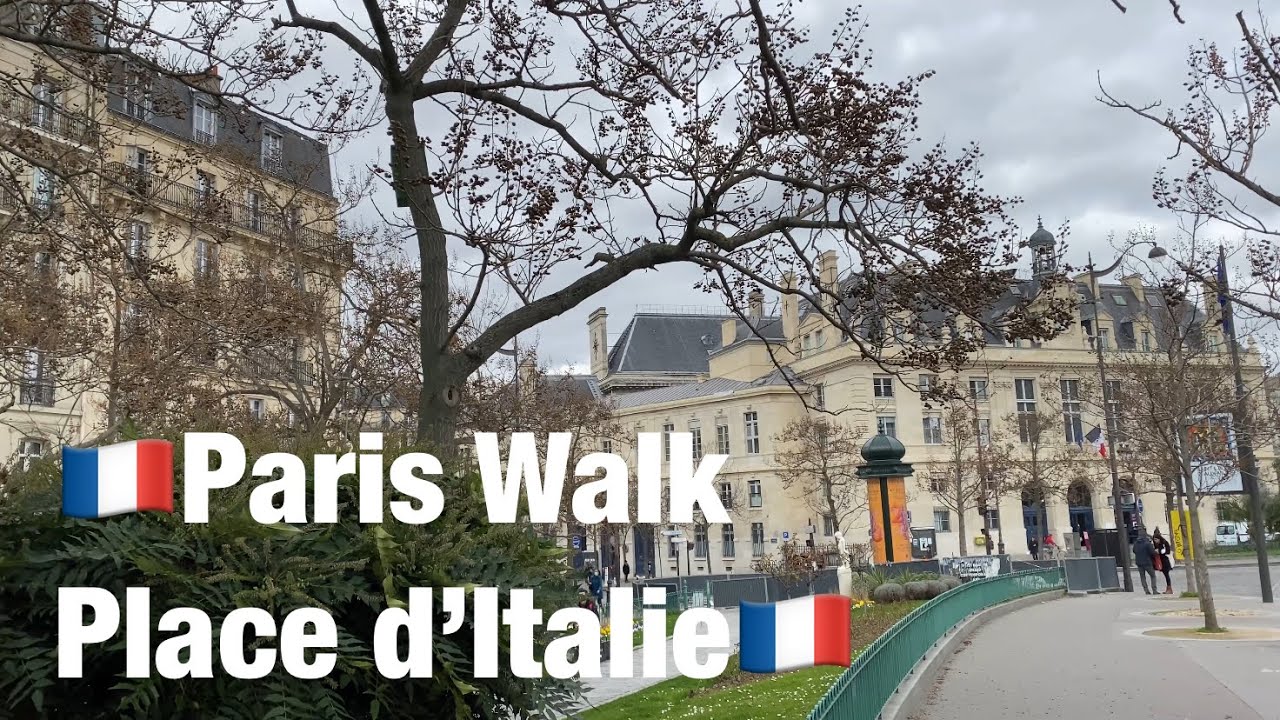 🇫🇷Paris Walk        Place d’Italie🇫🇷