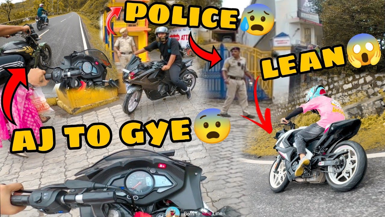 Police walon ny pkad liya tha bach gye😰||chasing wet roads😱||crazy ride🤯