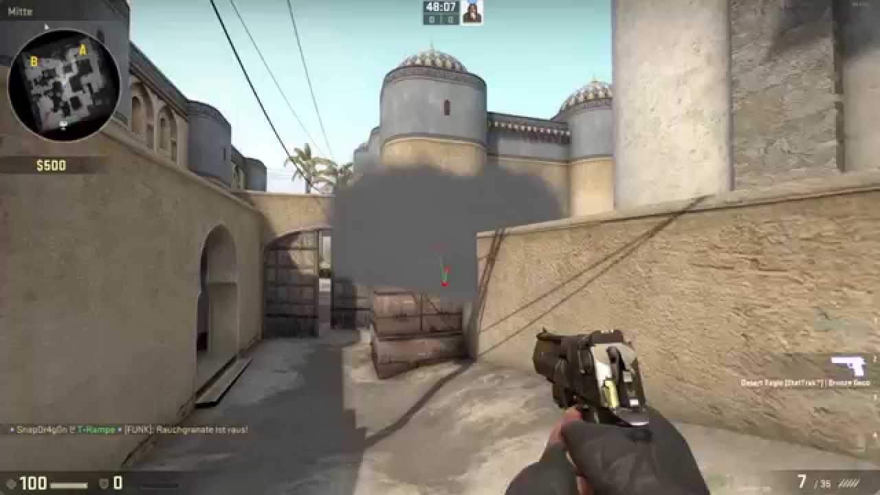 [GER] CSGO DUST 2 MID (X) BOX SMOKE ! YouTube