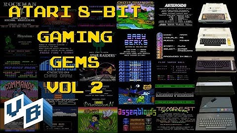 Atari 8bit Gaming Gems Vol 2 #Atari400Mini
