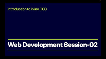 HTML and CSS tutorial for beginners|Complete Web development Course Session -02 |Inline CSS