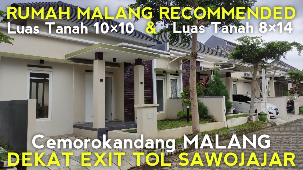 RUMAH MEWAH YANG PAS BUAT ANAK MUDA DI KOTA MALANG‼️ RECOMMENDED DEKAT EXIT TOL SAWOJAJAR - 8×14m²